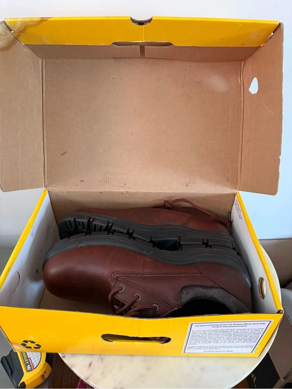 Carolina Braze Men's Work Shoe Size 11.5 W Used Condition see photos